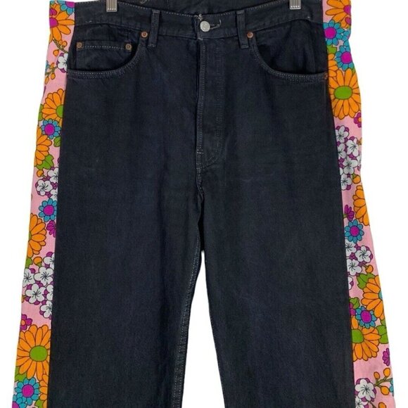 Vintage Levi's 501 Wide Flare leg Jeans - Picture 3 of 9